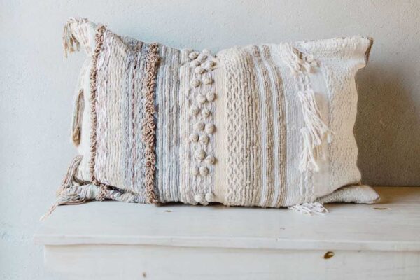 Custom mixed weave cushion cover