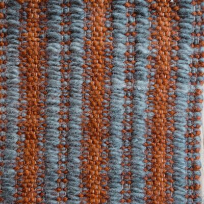 Rust & Grey Ribbed Khaki warp